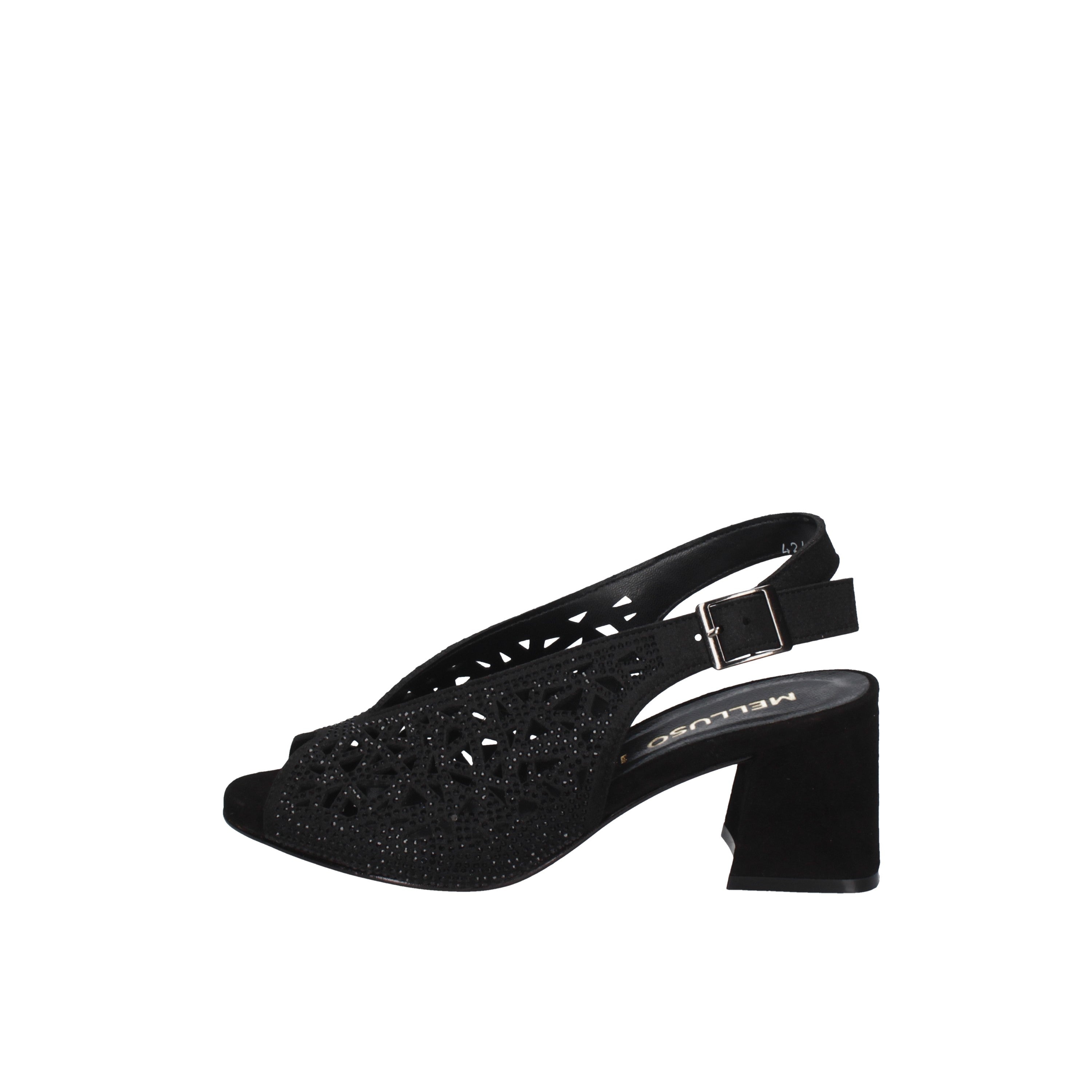melluso sandali modello nero n653